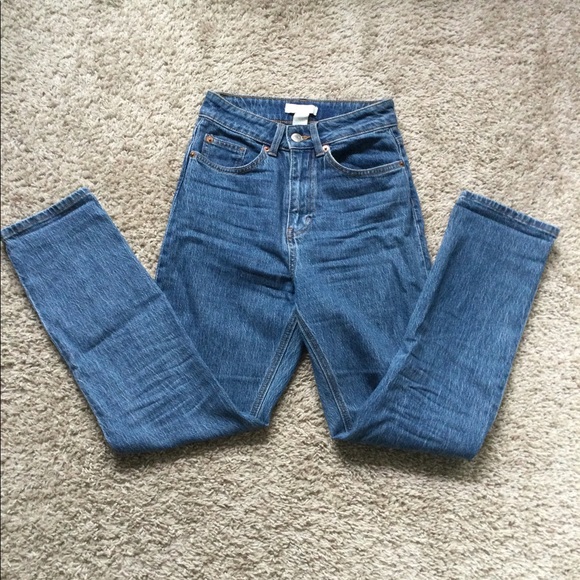 High Waisted Straight Leg Jeans - Picture 11 of 13